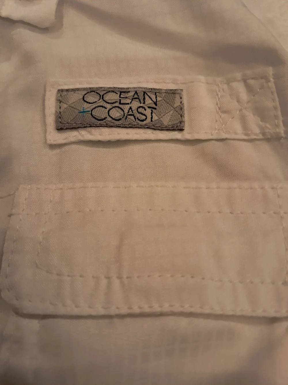 Ocean And Coast Kids White Short-Sleeve Button-Front Shirt